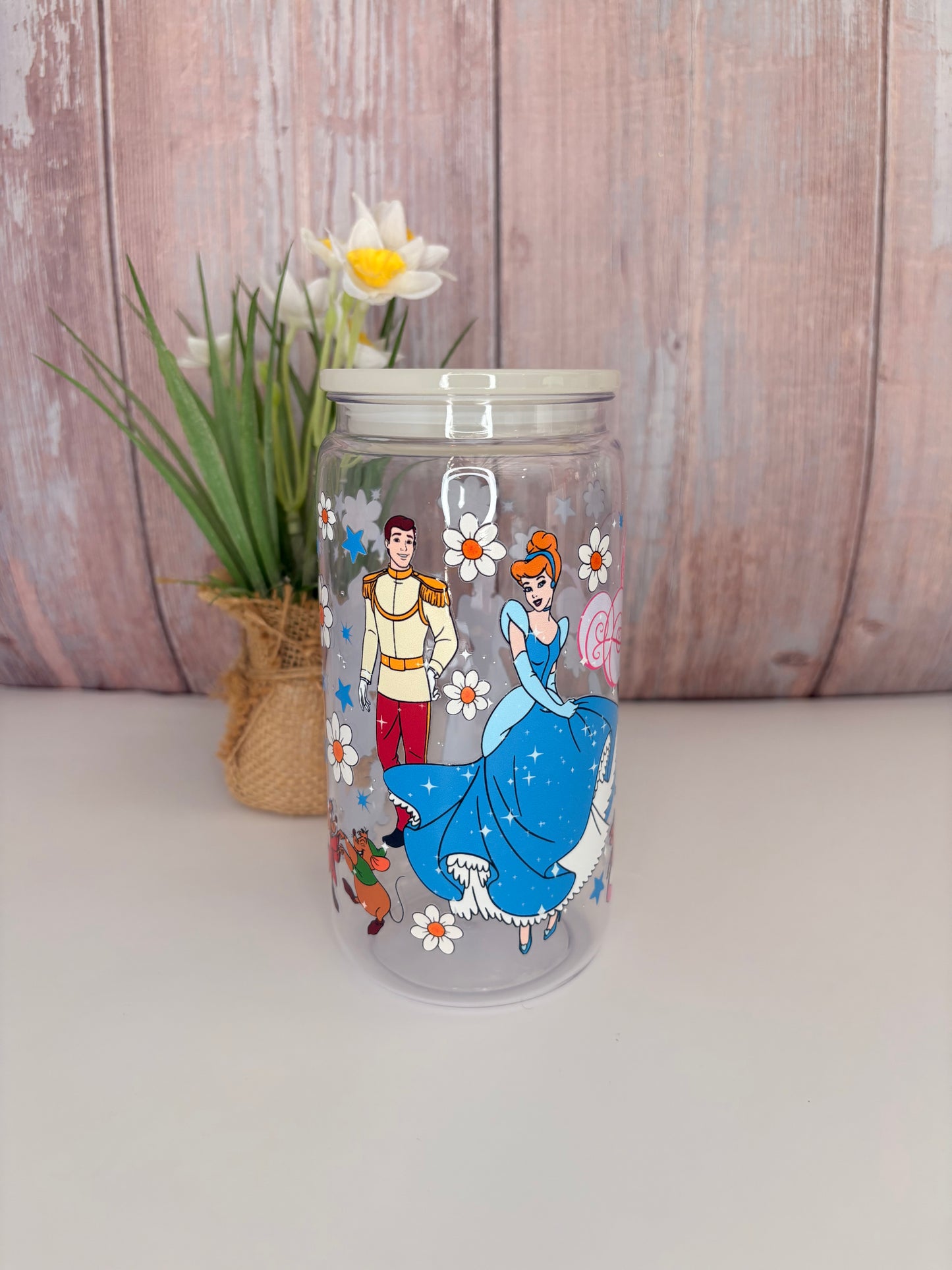 Cinderella plastic cup