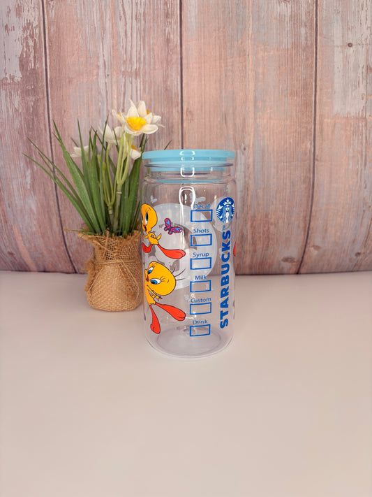 Tweety Bird Starbucks plastic cup