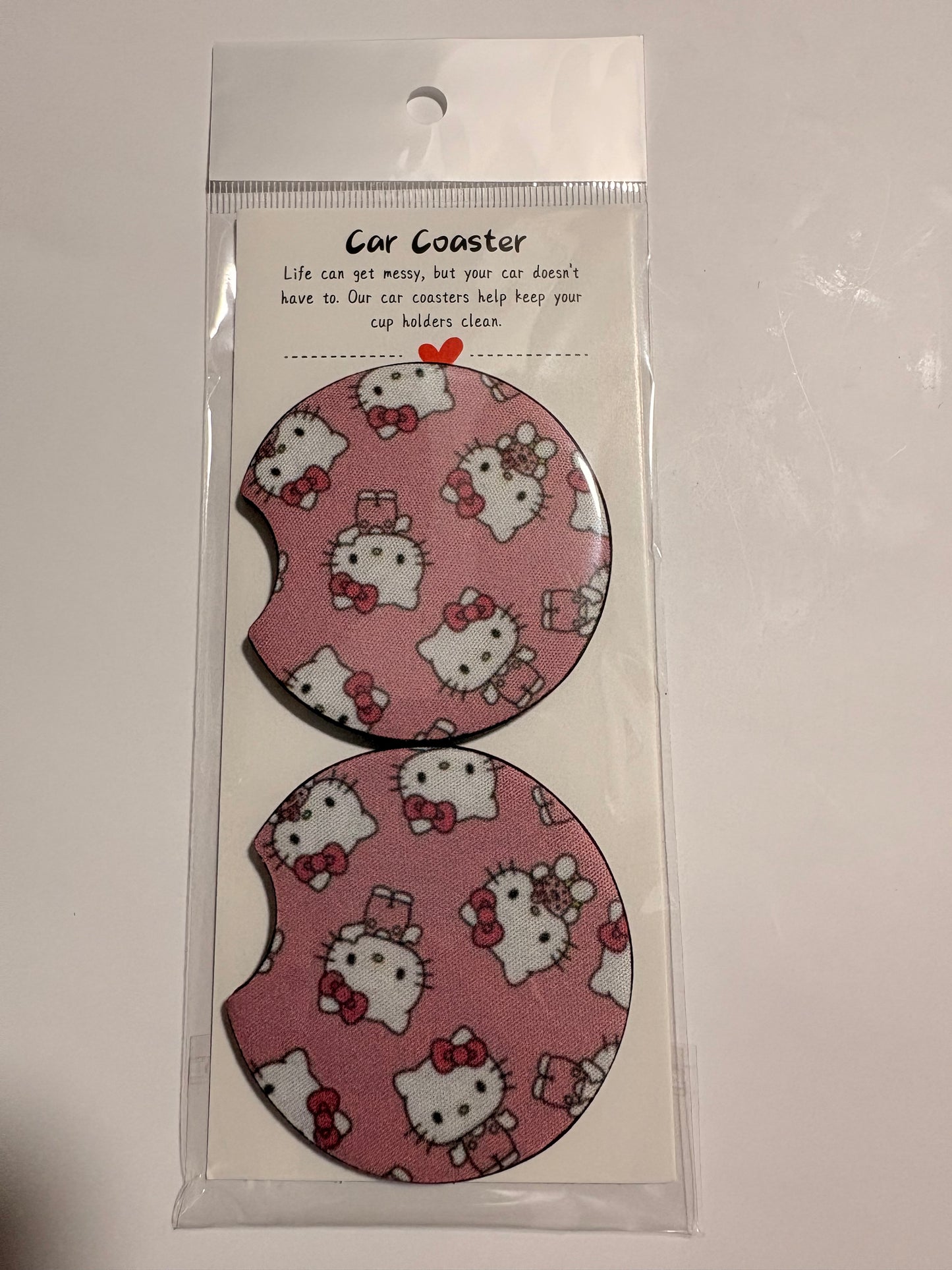 Hello Kitty car coasters