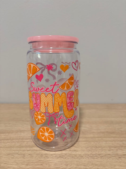 Summer plastic cups