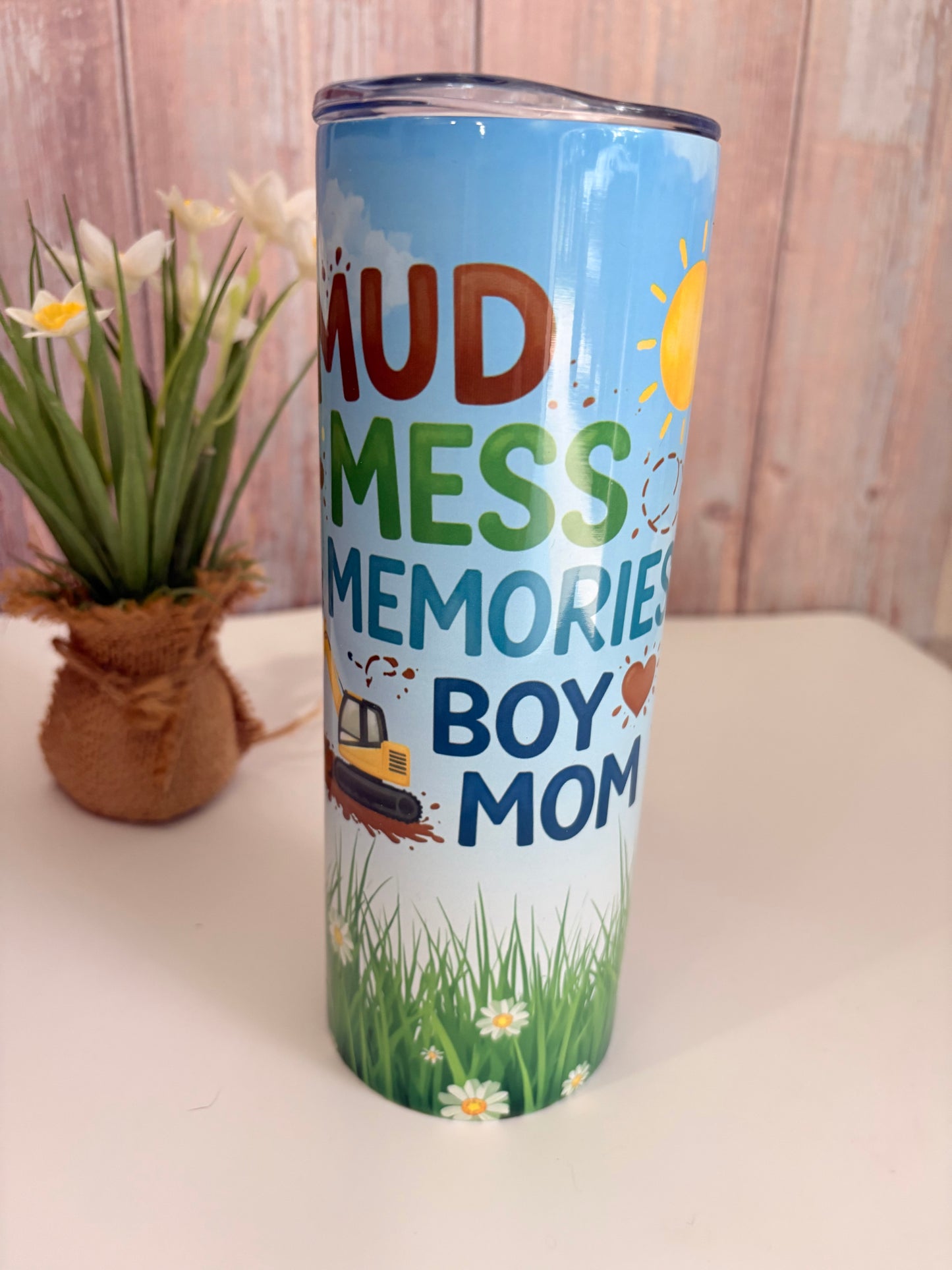 Boy Mom Tumbler