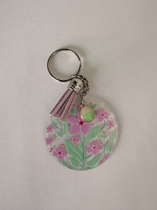 Floral keychains