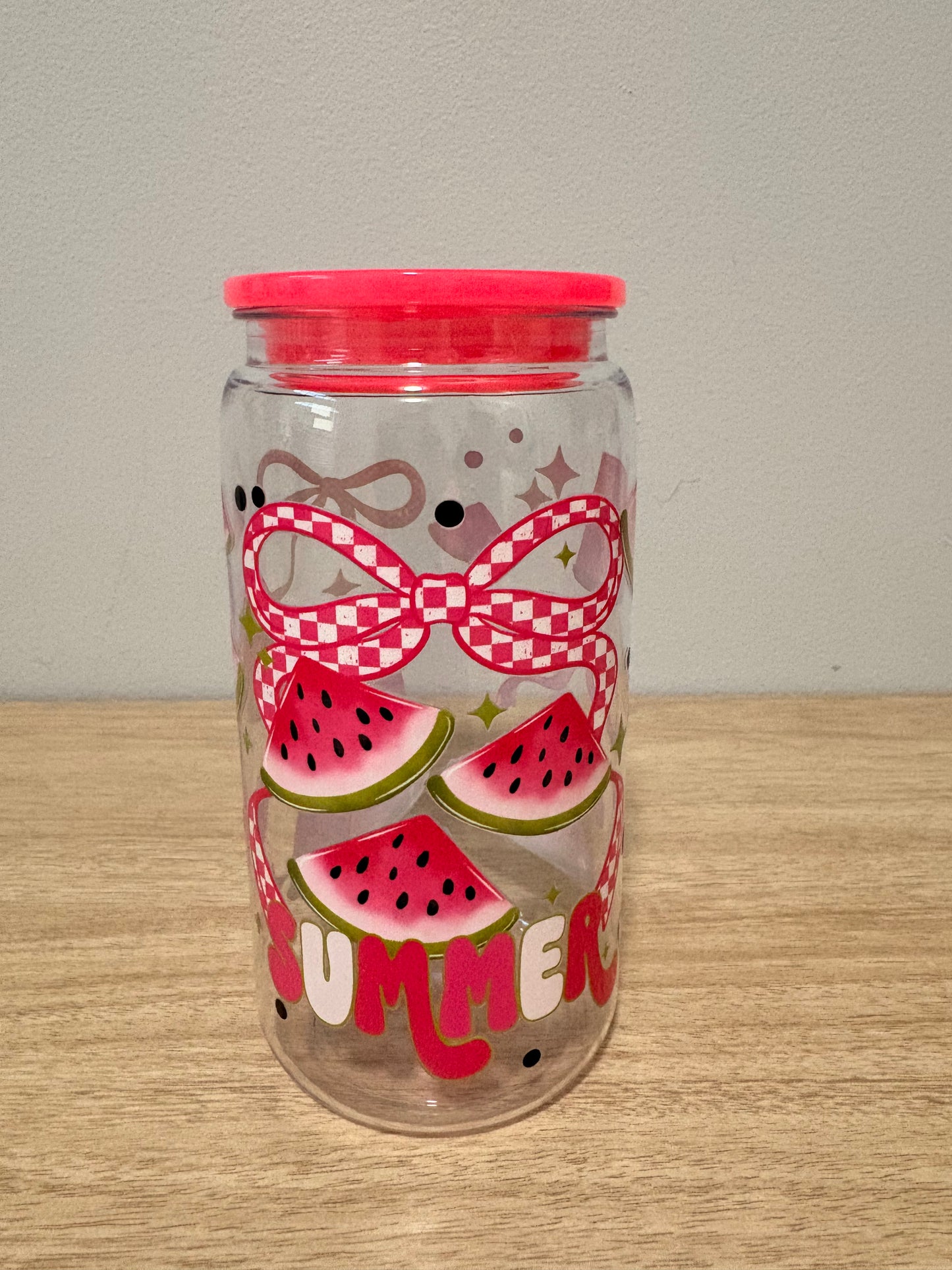 Summer plastic cups