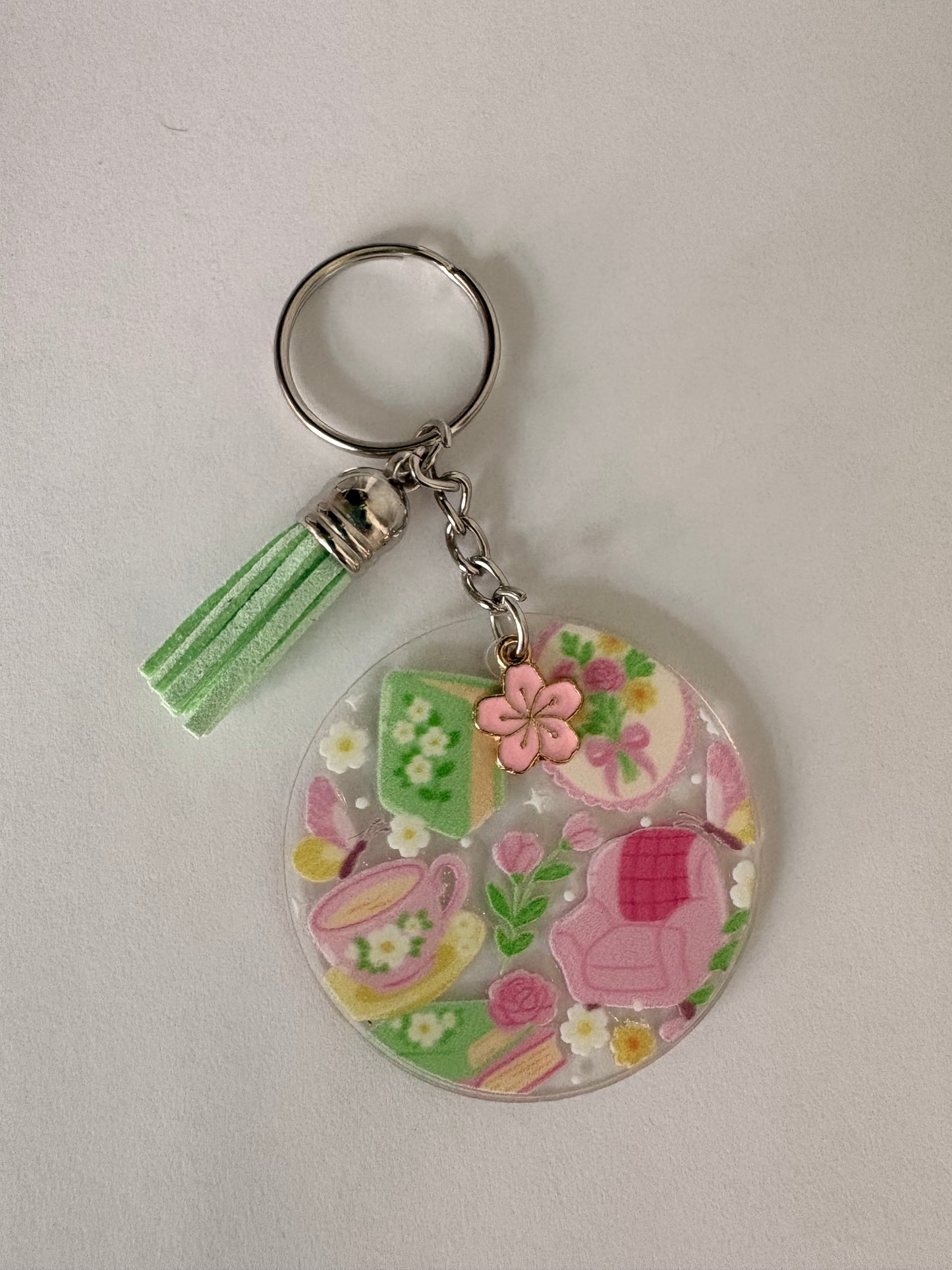 Floral keychains