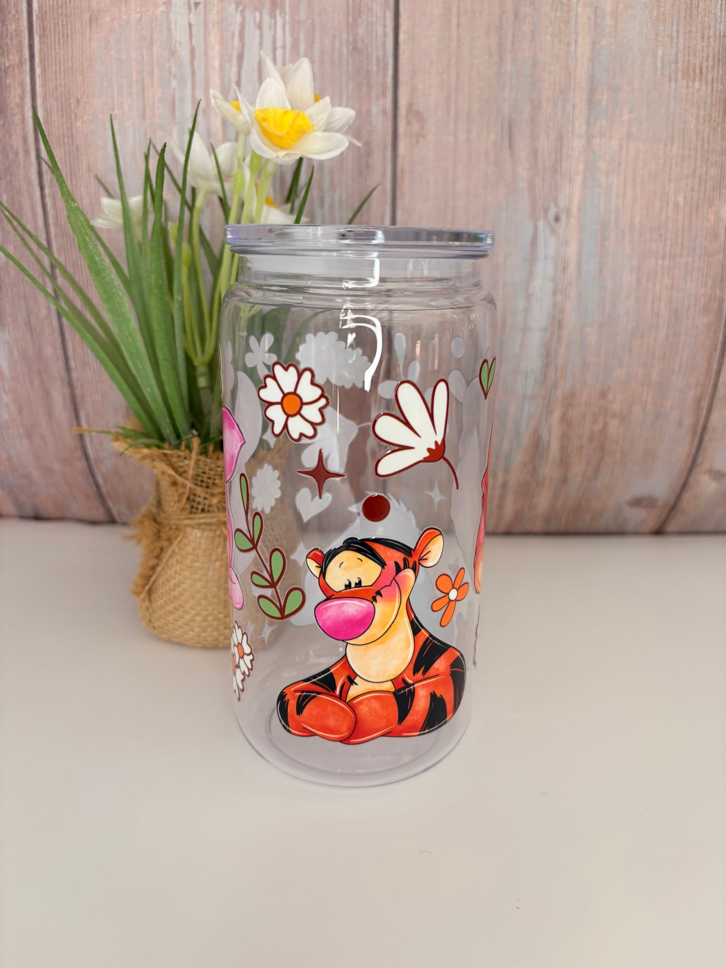 Winnie and friends plastic cup
