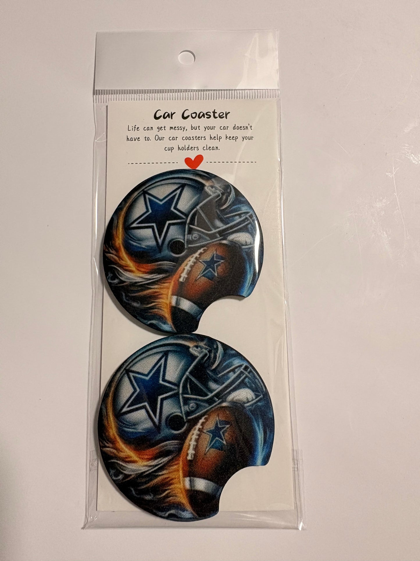 NFL car coasters