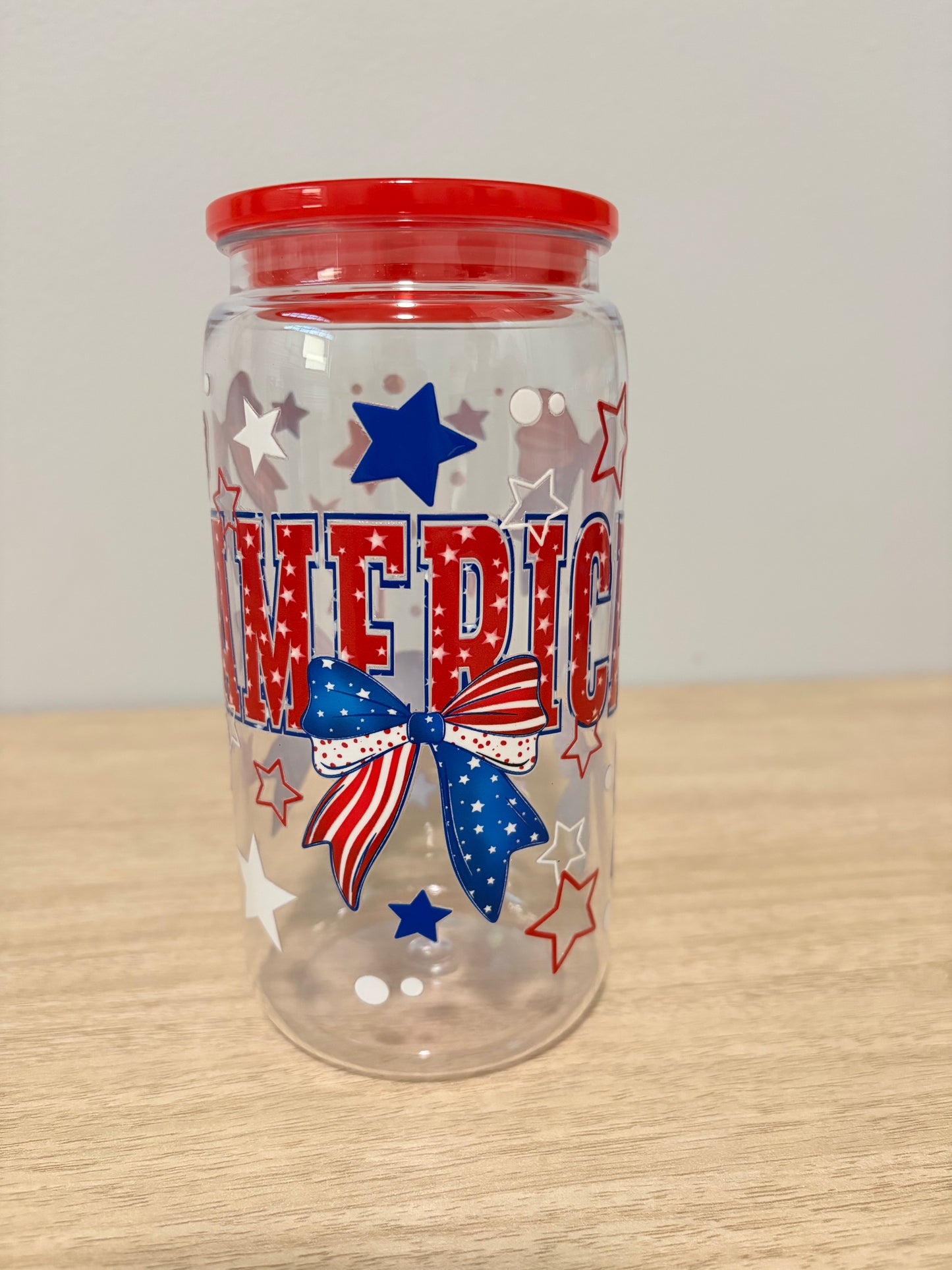 American plastic cup