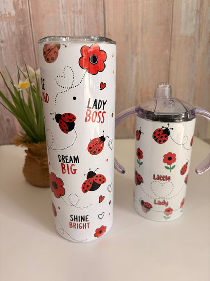 Ladybug Mommy & Me Tumbler Set