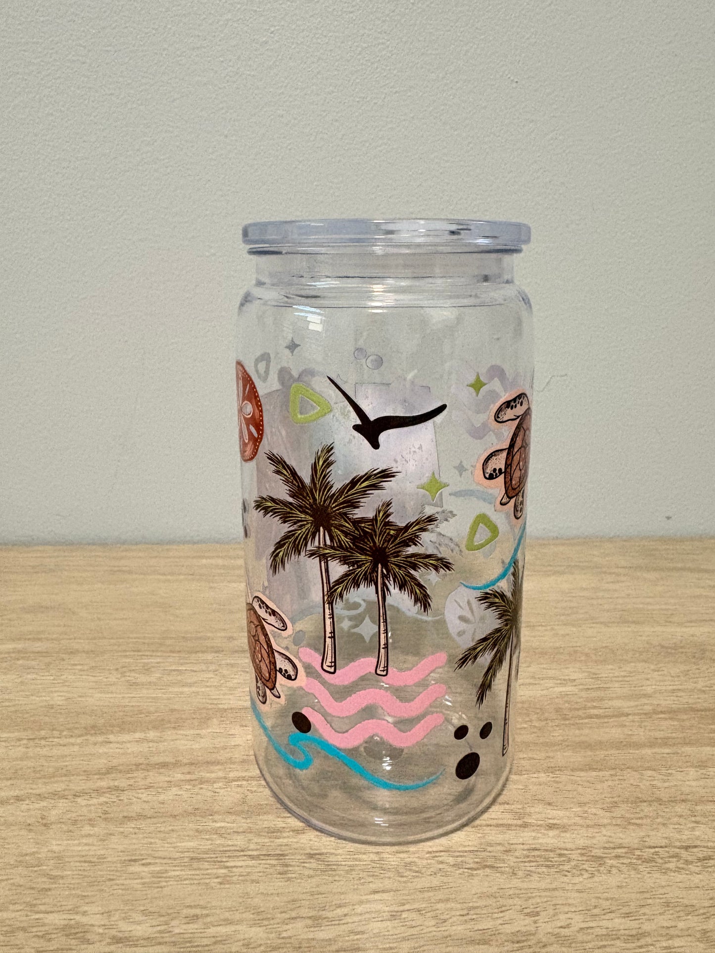 Summer plastic cups