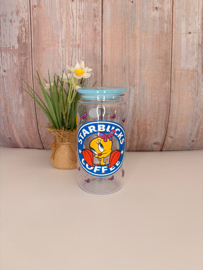 Tweety Bird Starbucks plastic cup
