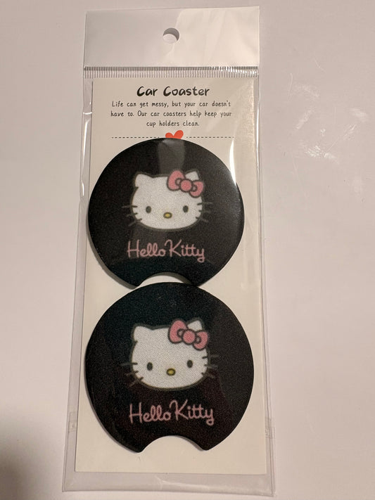 Hello Kitty car coasters