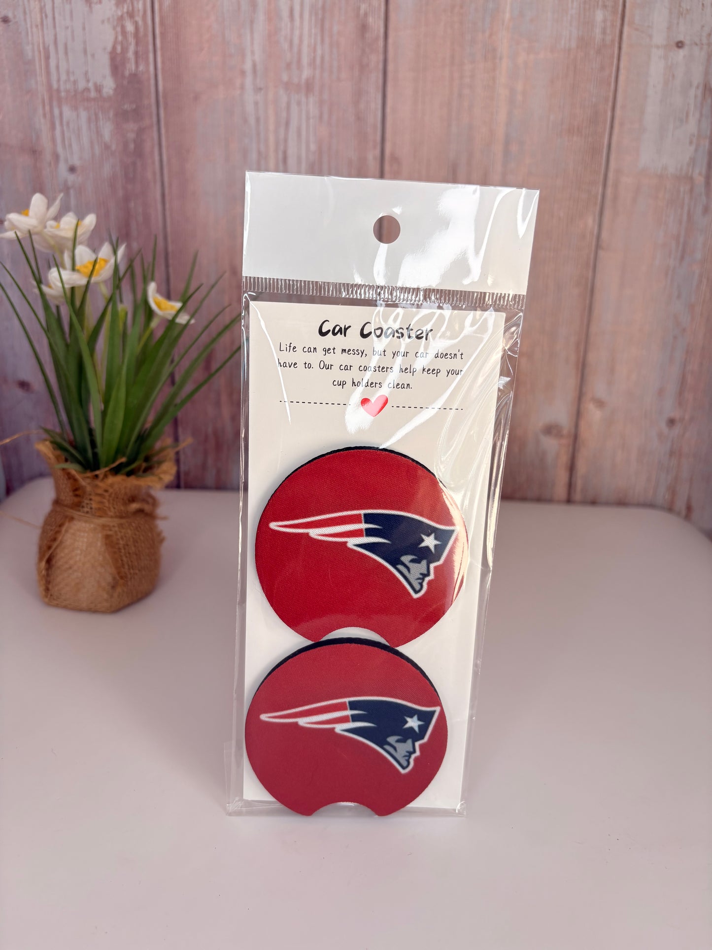 NFL car coasters
