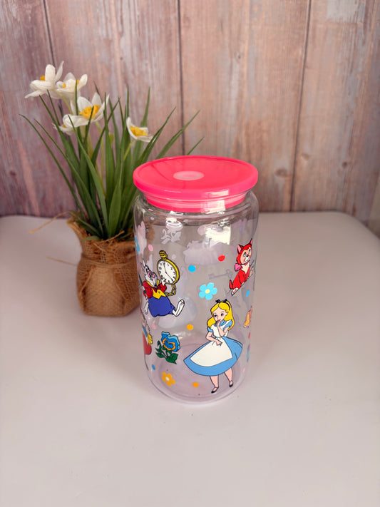 Alice in Wonderland plastic cup