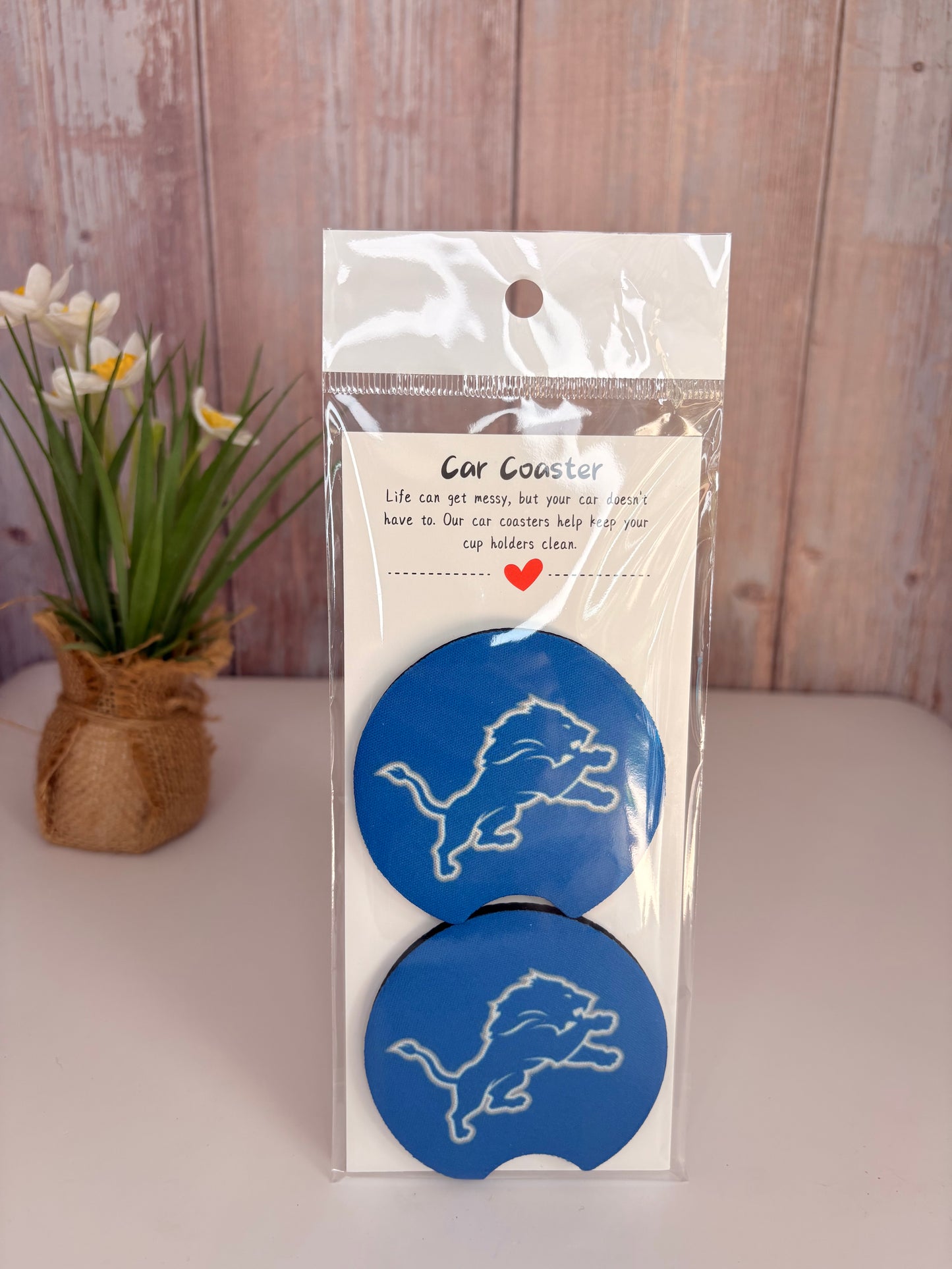 NFL car coasters