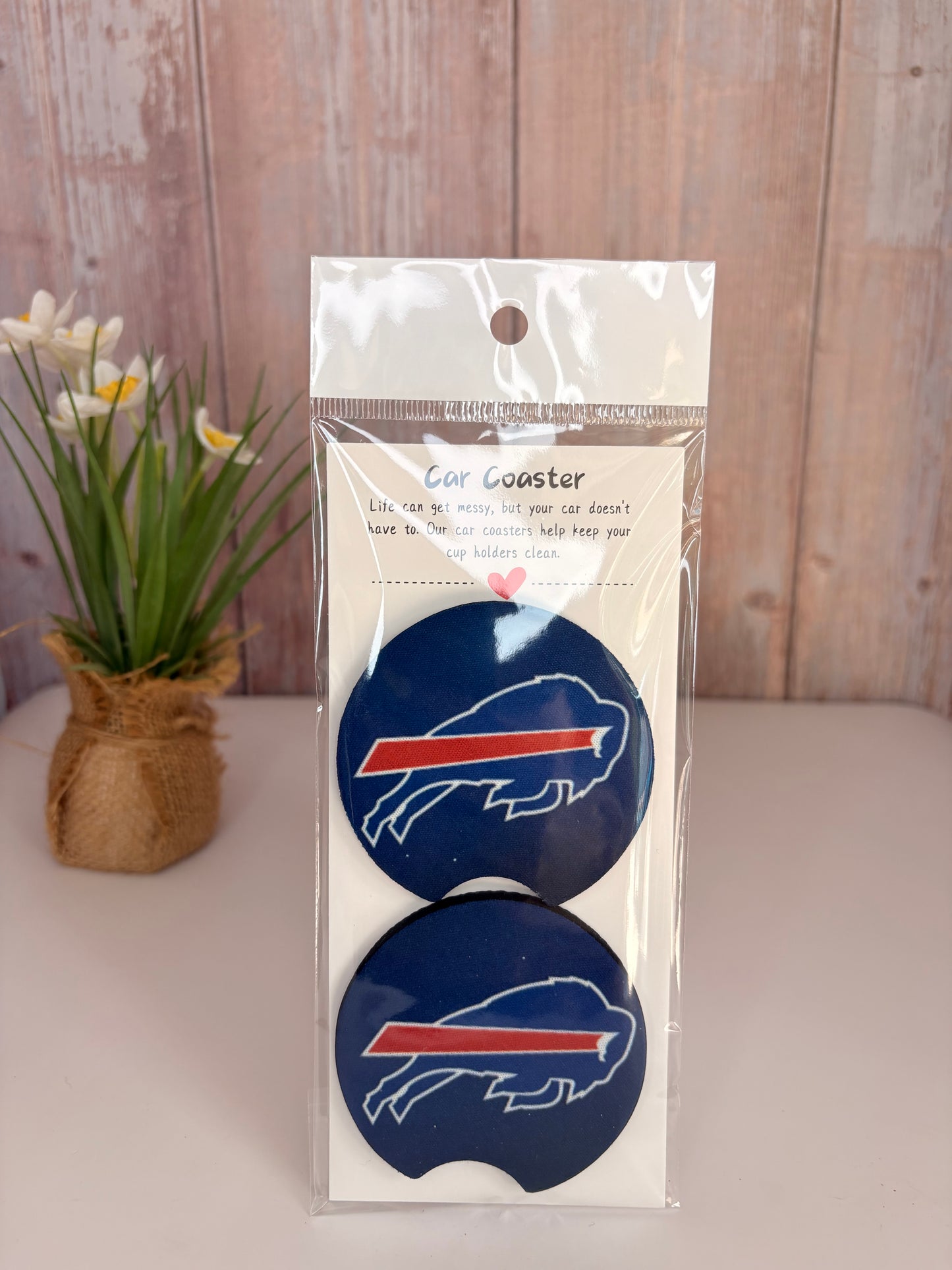NFL car coasters