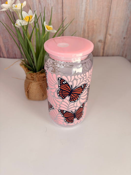 Butterfly plastic cups