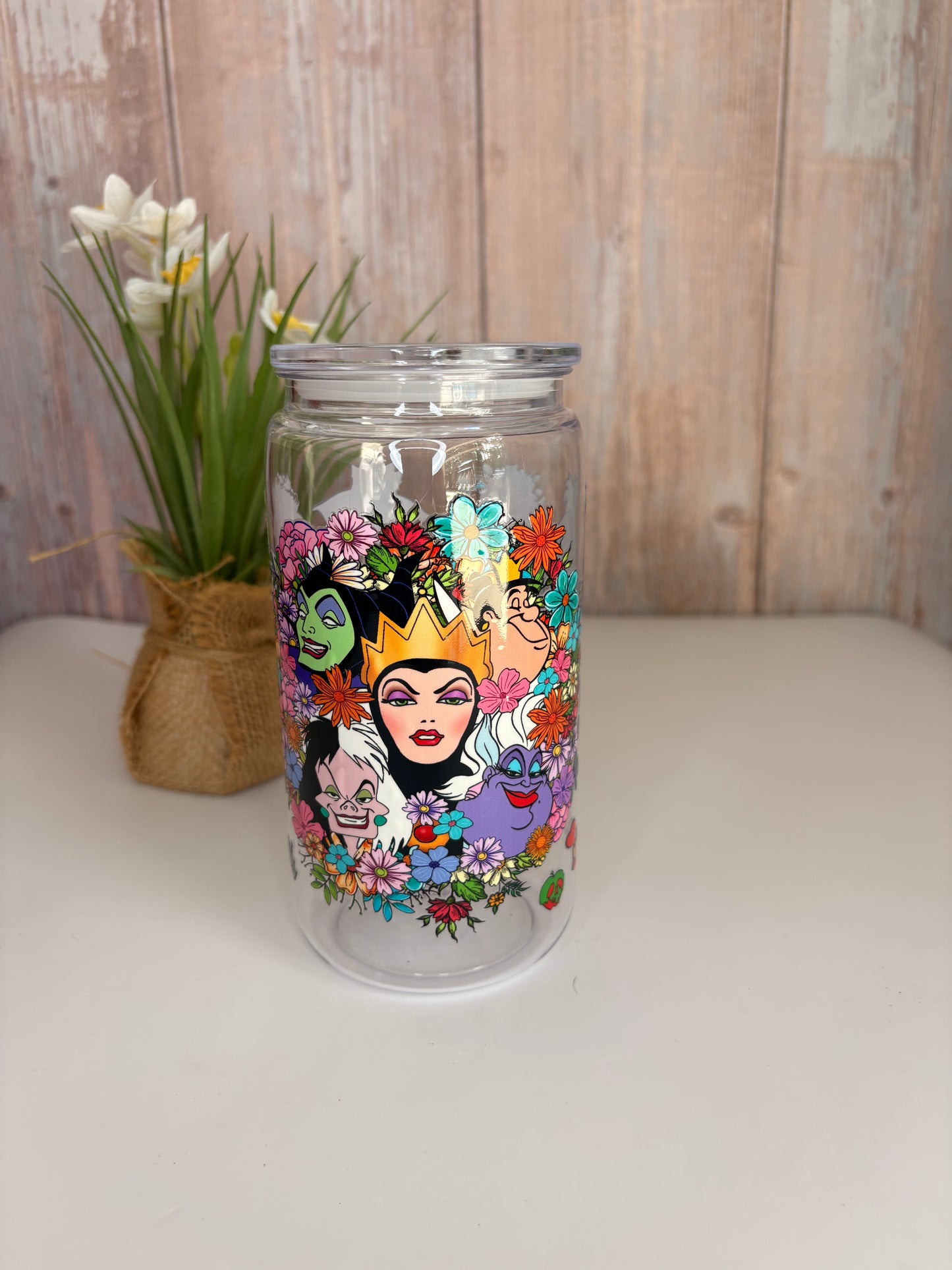 Villain plastic cup