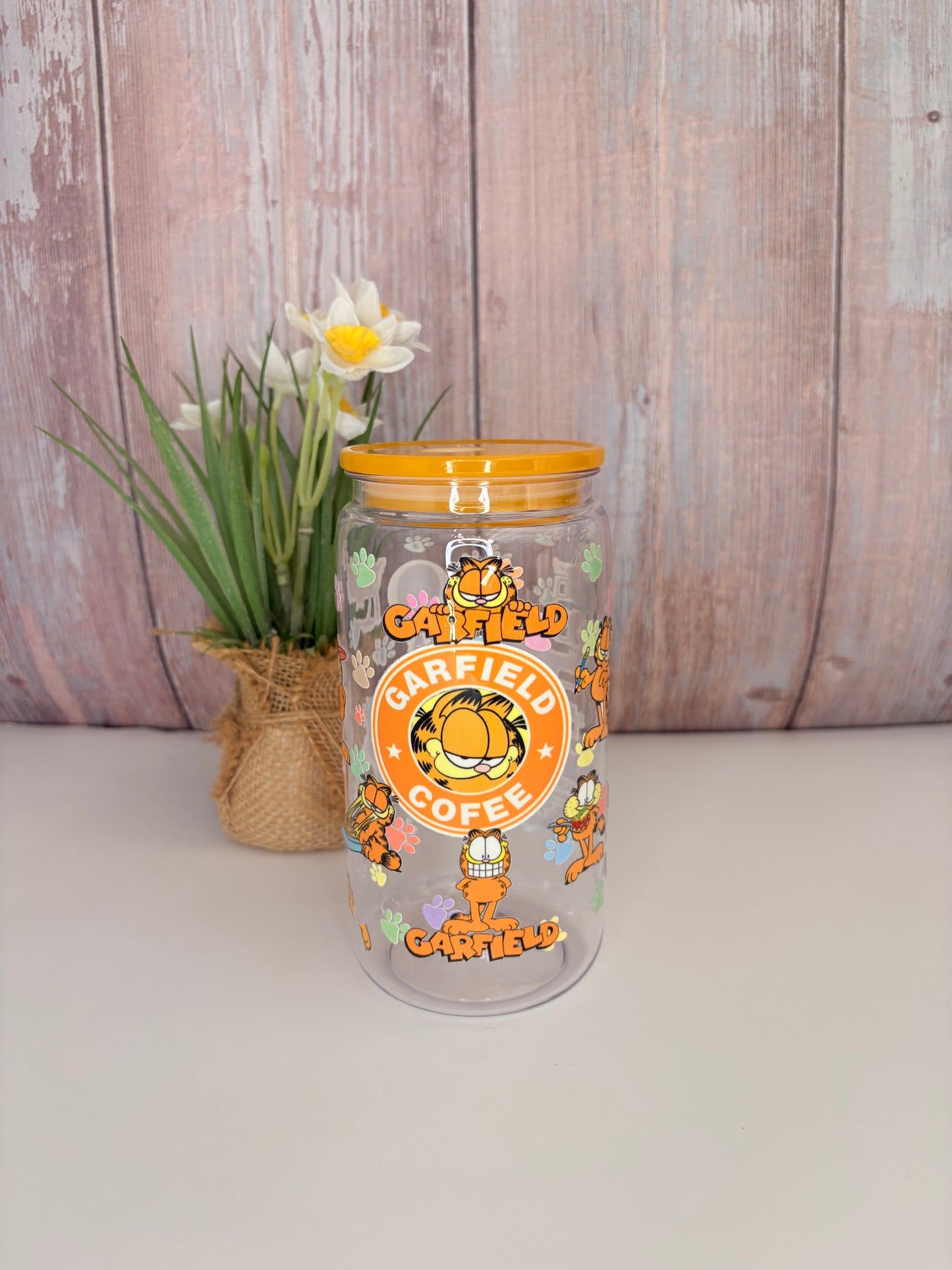 Garfield plastic cup