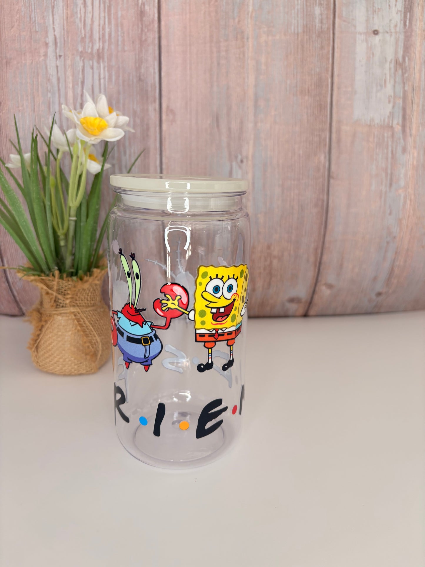 SpongeBob friends plastic cup