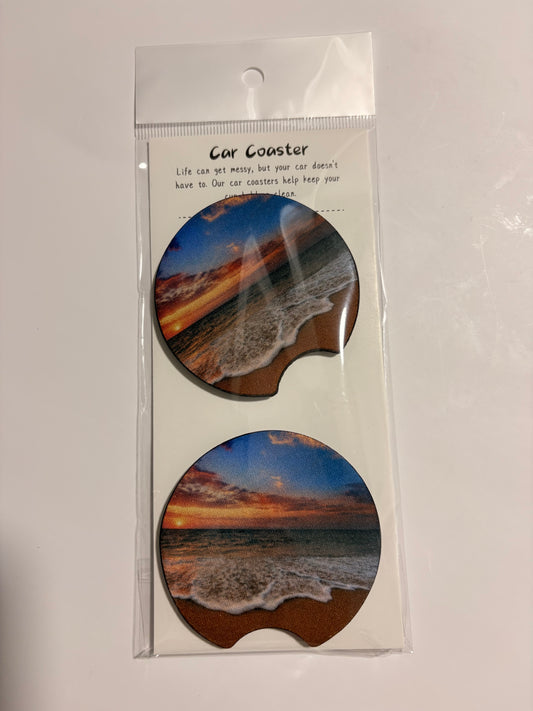 Beach Car coasters