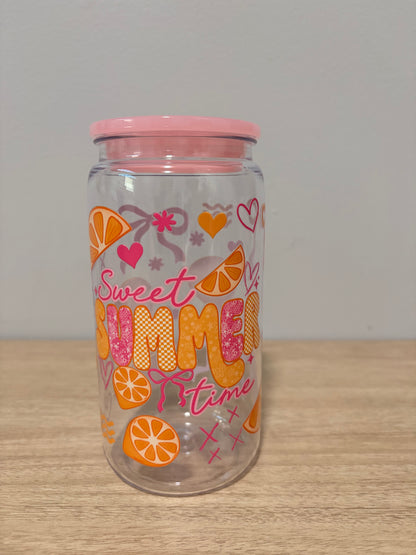 Summer plastic cups