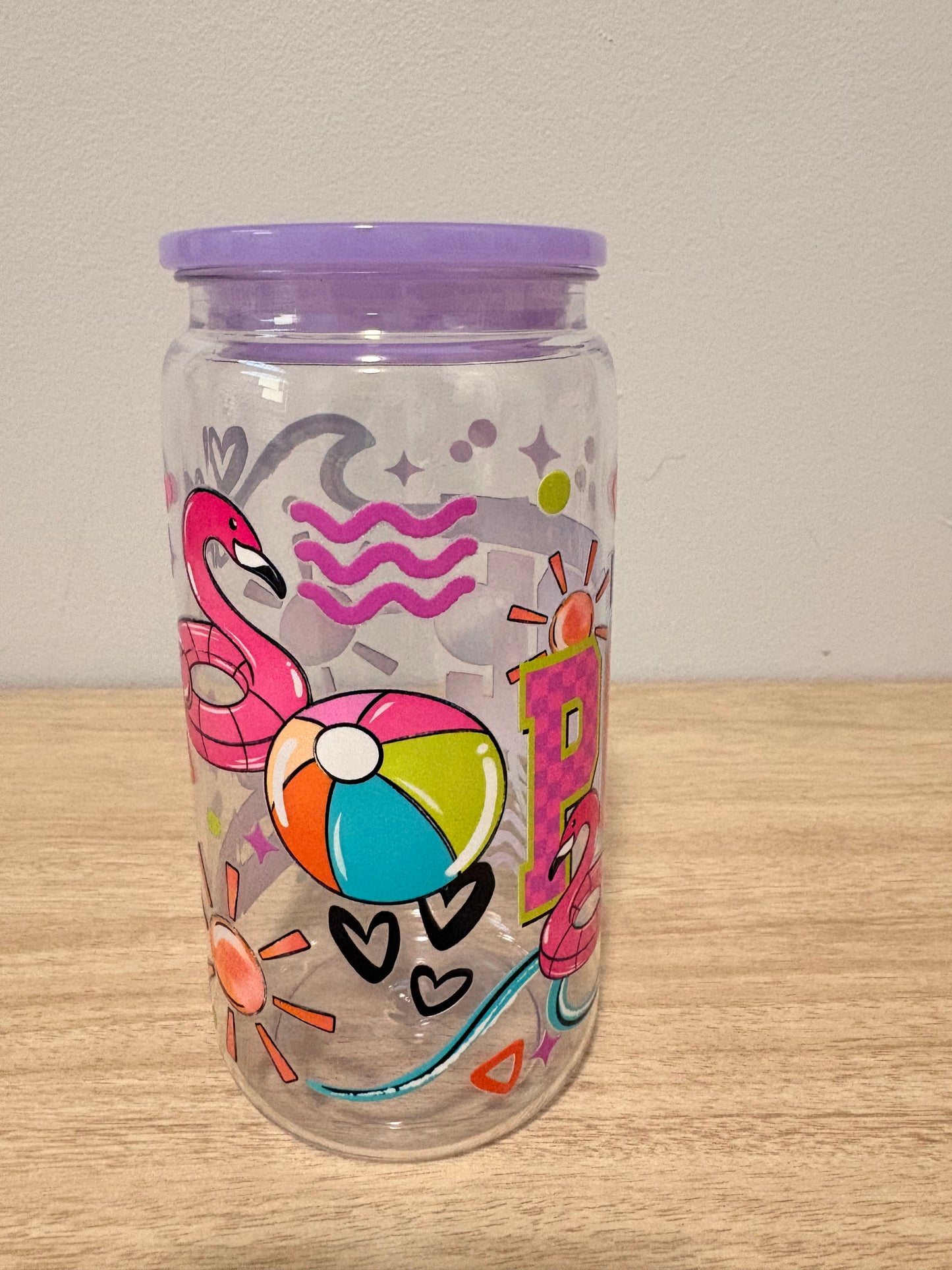 Summer plastic cups