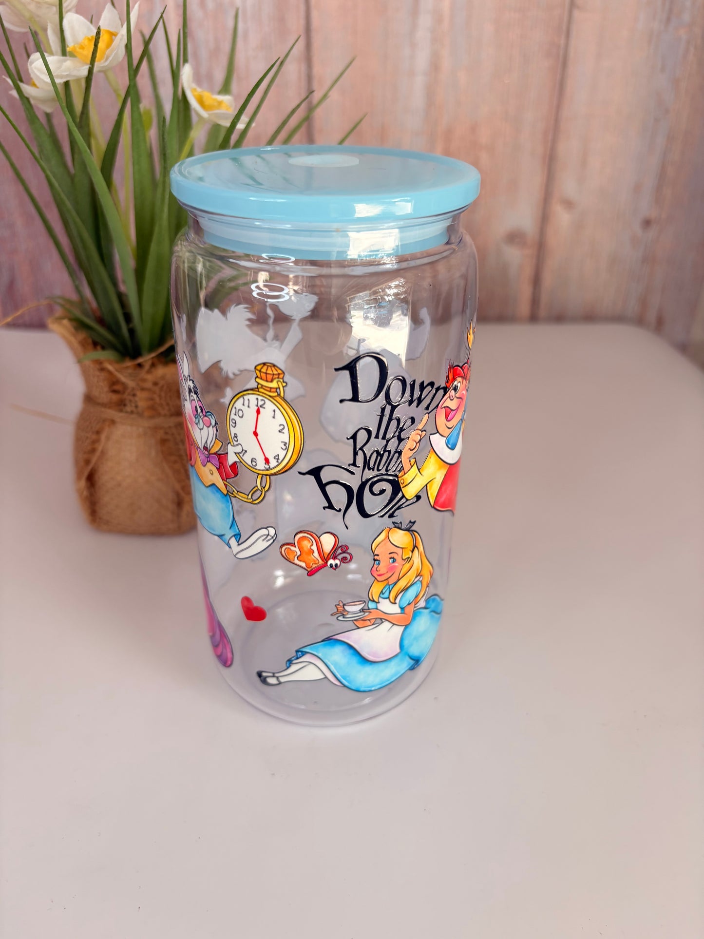 Alice in Wonderland plastic cup