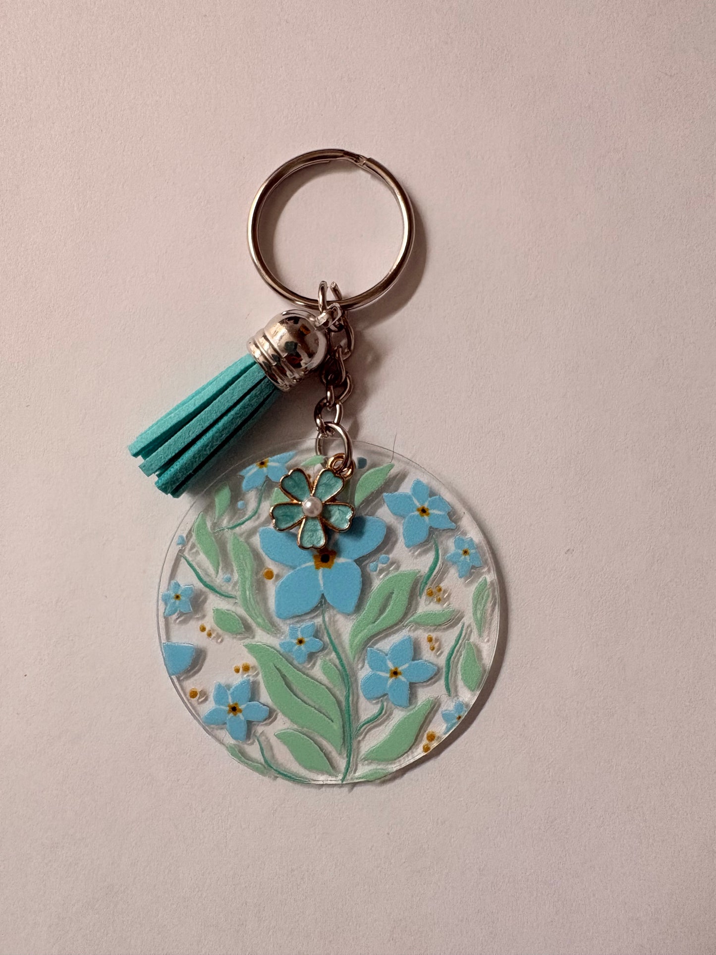 Floral keychains