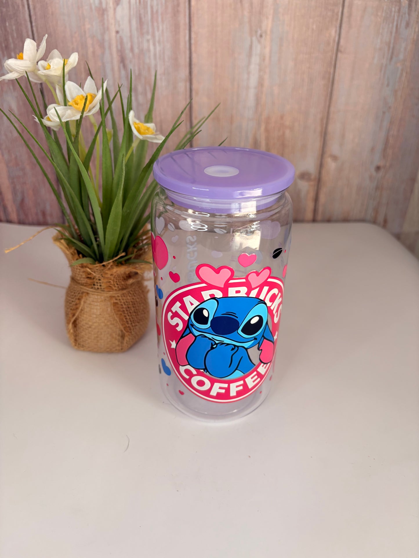 Stitch Starbucks plastic cup