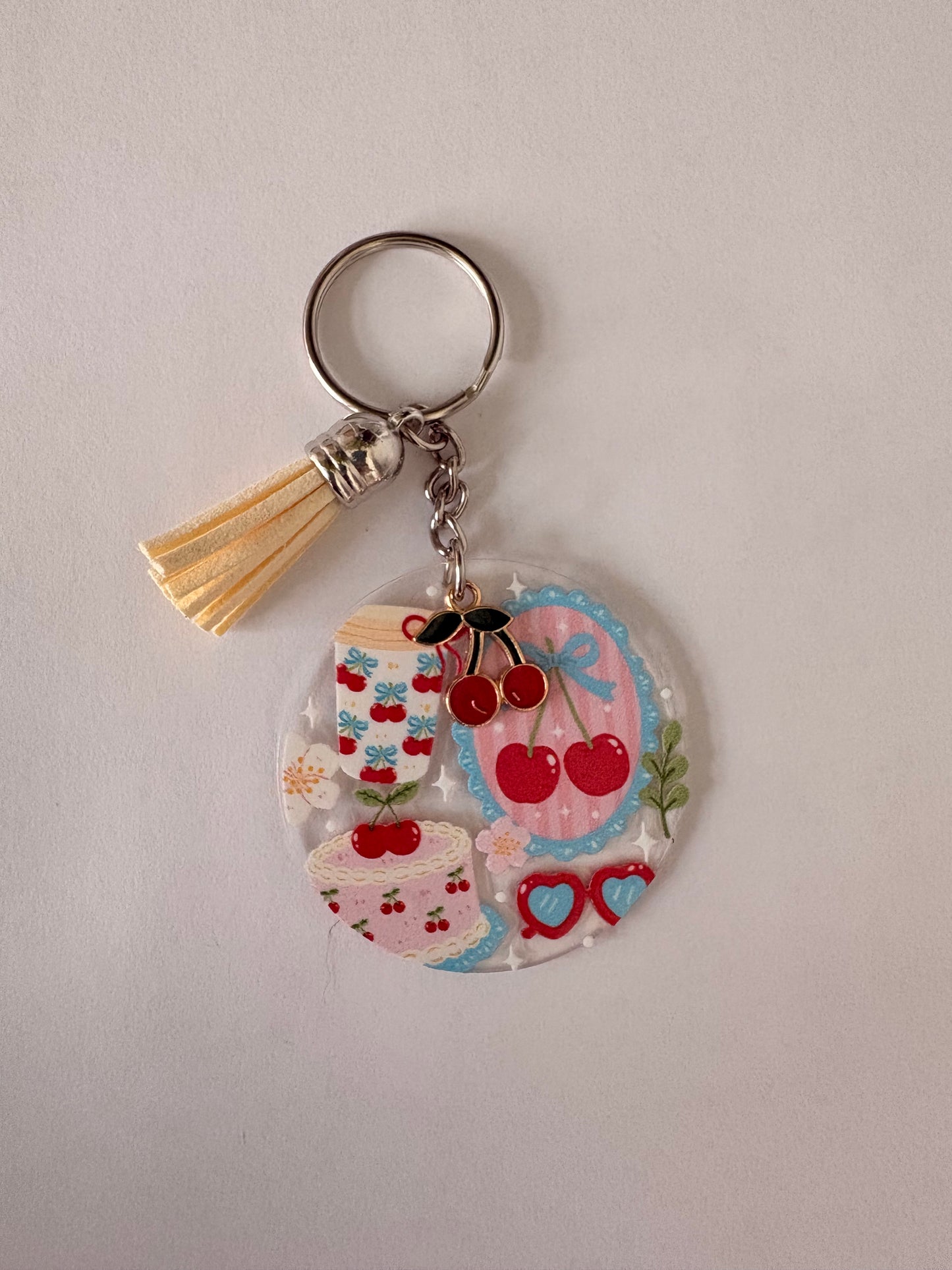 Cherry keychain