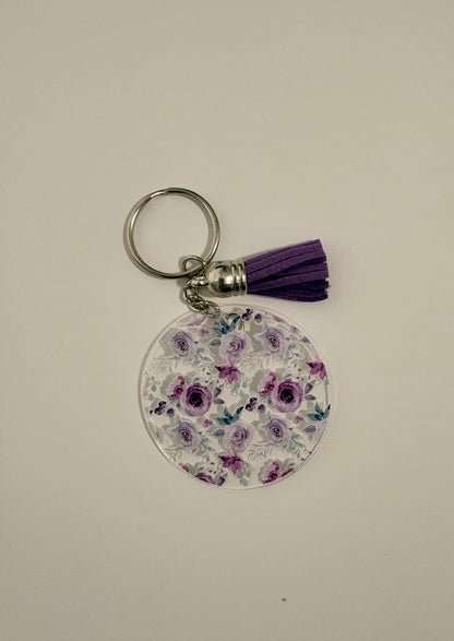 Floral keychains