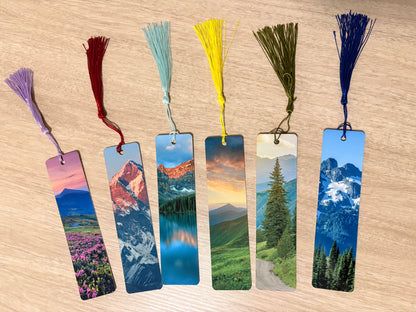 Mountain bookmark
