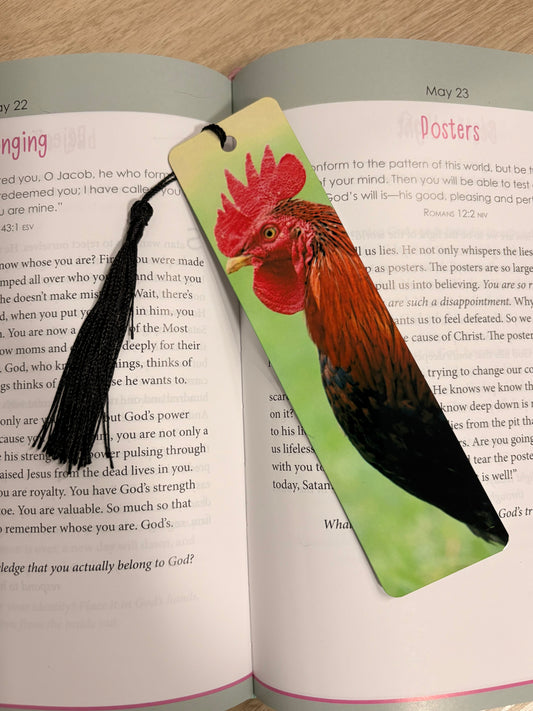 Rooster bookmark