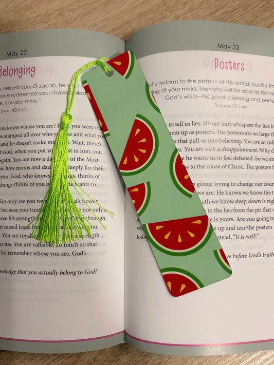 Watermelon bookmark