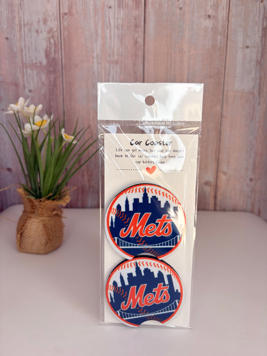 MLB car coasters