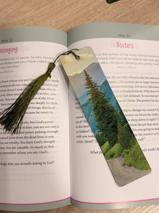 Mountain bookmark