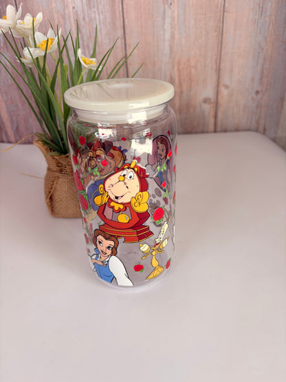 Beauty and the Beast plastic cups