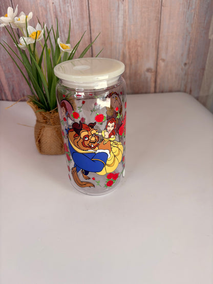 Beauty and the Beast plastic cups