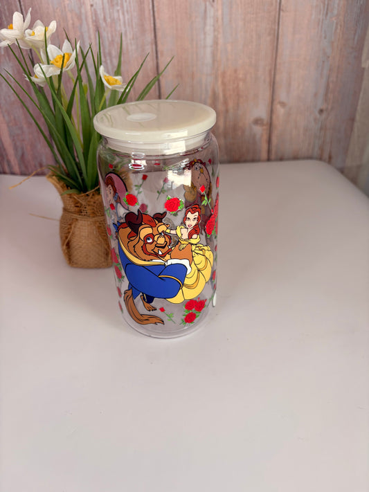 Beauty and the Beast plastic cups