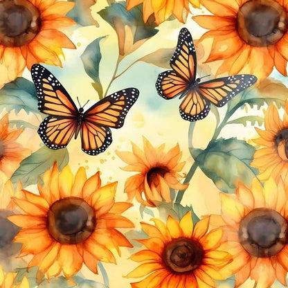 Butterfly & Sunflower Tumbler